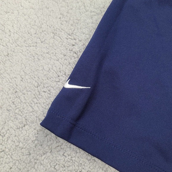 Nike Polo Shirt Men's XL Blue Golf Dri-Fit UV Protection Performance Adult - Picture 5 of 11